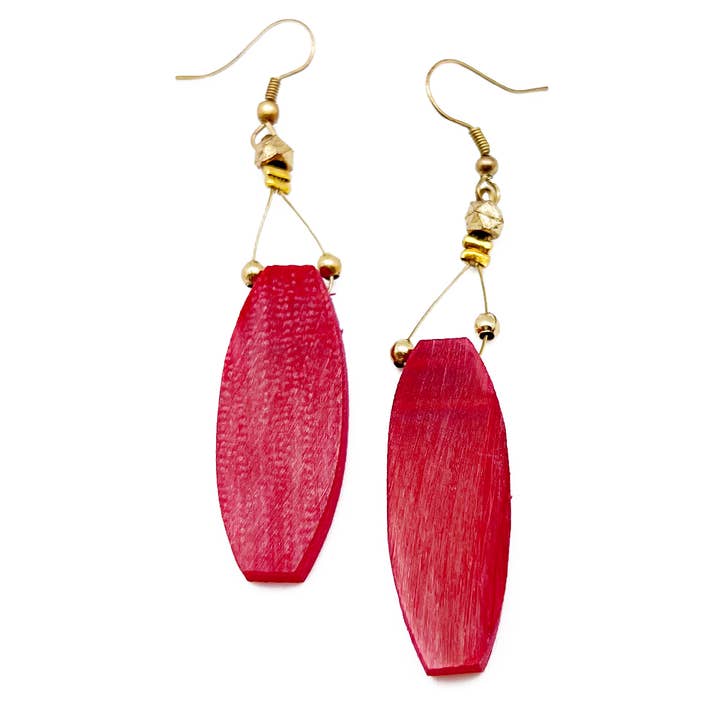 Omala Pleasing Pastels Collection Earrings - Long Drop for wholesale by Anju Jewelry