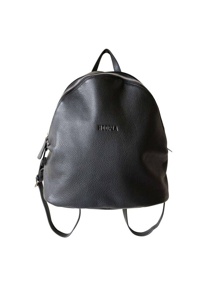 Schwarzer Rucksack für den Großhandel von Hoopla Tote Bags