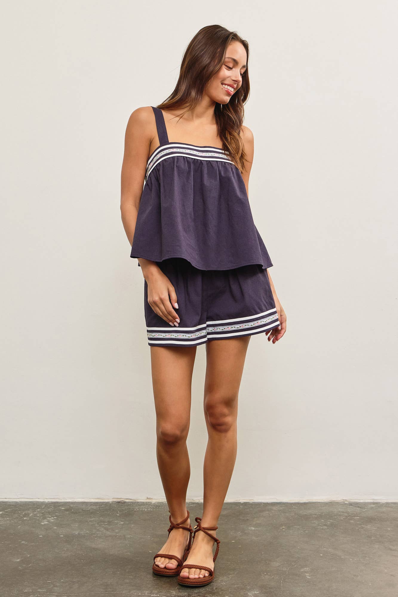 Mustard Seed – wholesale Blus - Dam – BABYDOLL ÄRMLÖS TOPP11