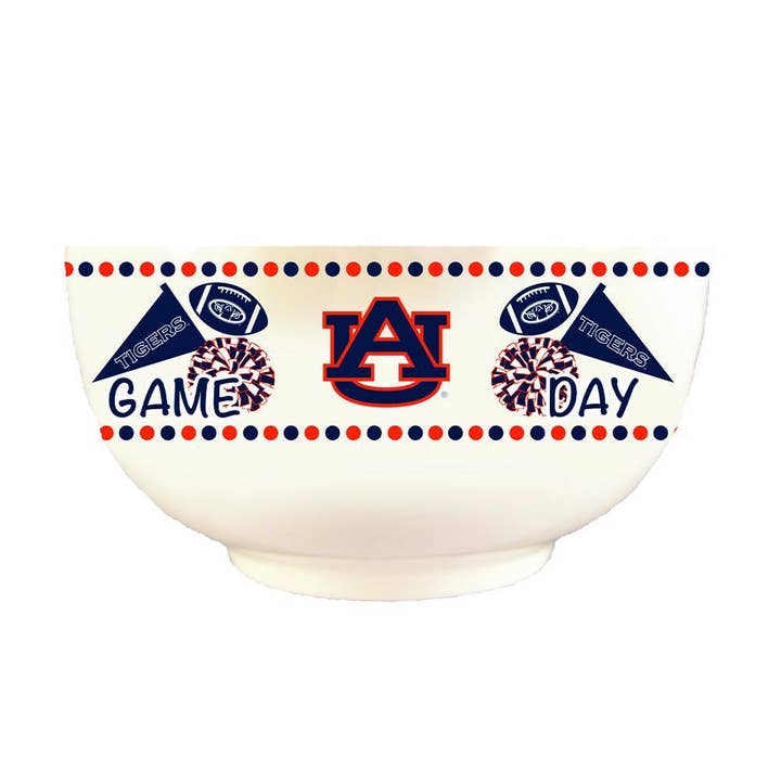 The Memory Company - Wholesale Decorative Plate/Dish/Bowl - Small Game Day Bowl, Auburn Tigers