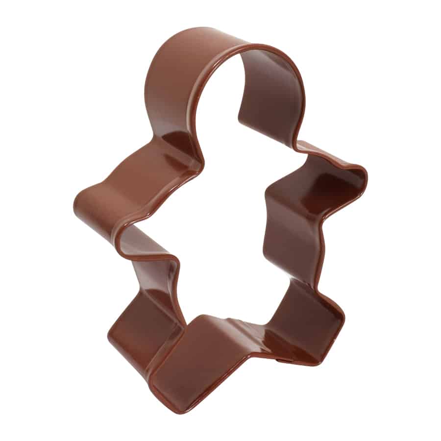 R&M International – Engroshandel Udstikker til småkager – Gingerbread Boy Cookie Cutter (Brun, 3.75")1