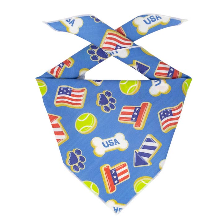 4th of July Dog Bandana | Memorial Day | Patriotic | 250 yrs for wholesale by Paisley Paw Designs