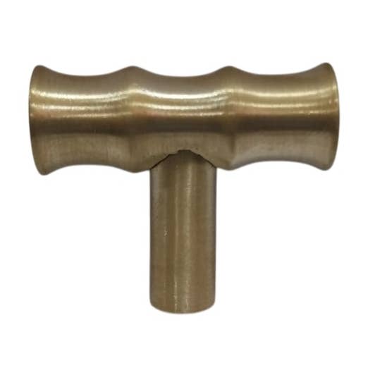 T-greep "Bamboo" in satijnmessing voor wholesale door CAMBESA