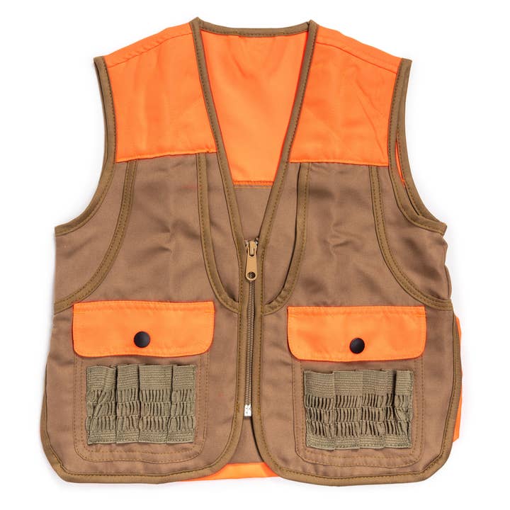Duck Brown QuietWear Men's Hunting Vest for wholesale on Faire