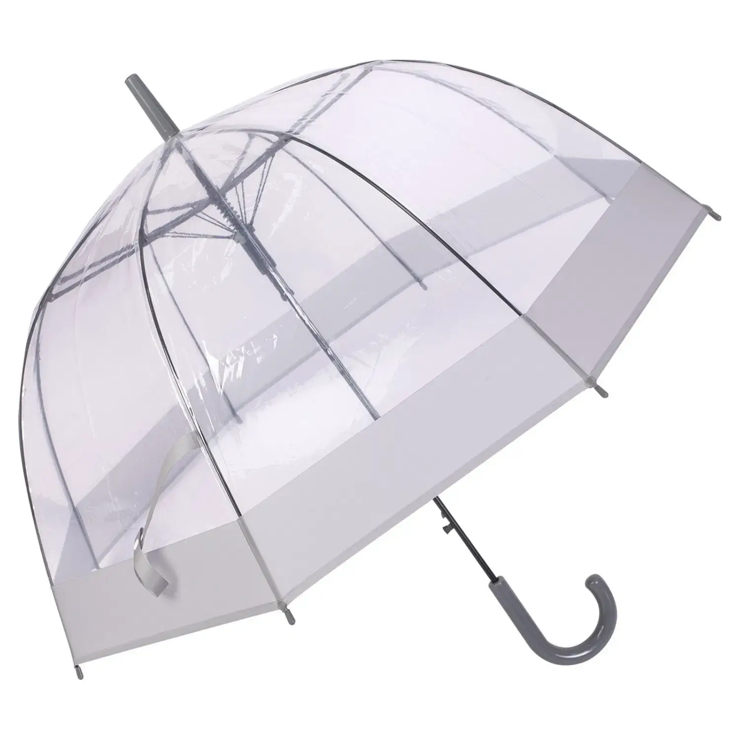 Superbia – wholesale Umbrella – Women's – Ladies Dome Shape Plastic See Through Long Stick Umbrella2