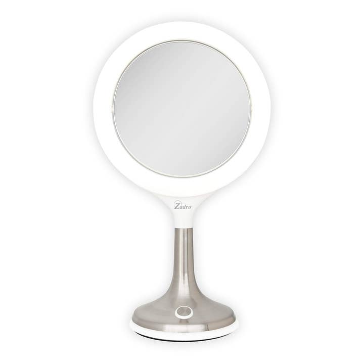 Zadro, Inc. - Wholesale Makeup Mirror - Solana Lighted Makeup Mirror with Magnification & Touch Pad
