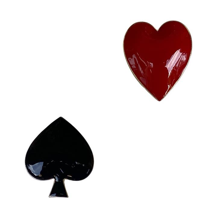 HEARTS X SPADE CLIPS CINCINNATI (a pair) for wholesale by MAXIMONDÄN