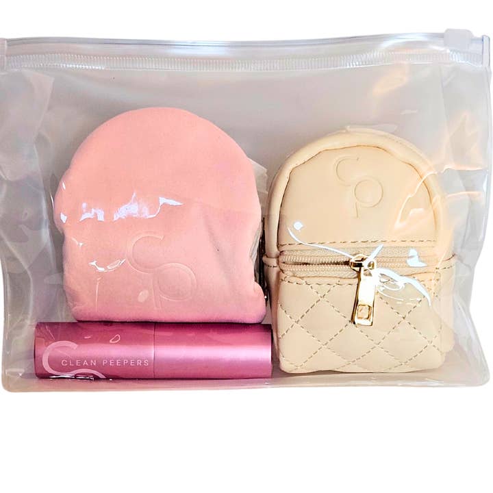 Clean Peepers - Wholesale Eyewear Cases & Holders - Women's - EYEGLASS EGGS™ Travelista Kit1