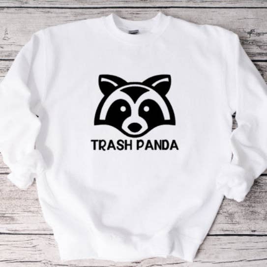 Sweat Trash Panda, Sweat Racoon, Sweat drôle, Sweat Unisexe, Chemise drôle, Raton laveur pour la vente par Brandi Dai Designs