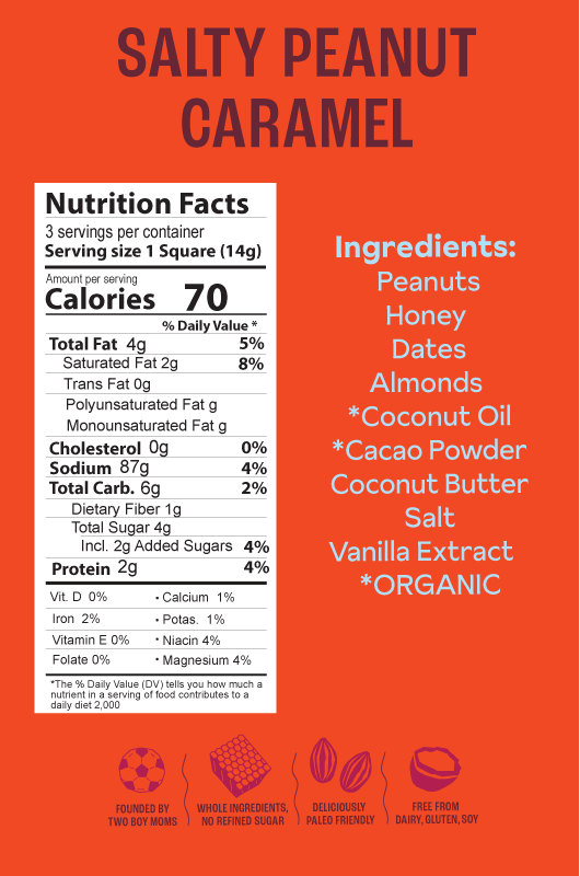 Kelsi's - Wholesale Snack Bar - Salty Peanut Caramel Brownie Batter Bites Gluten Free Snack5