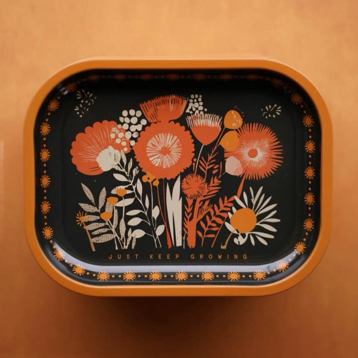 ‘Just Keep Growing' Tin Tray and other Purchase Wholesale small storage tins. Free Returns & Net 60 Terms on Faire trending on Faire.