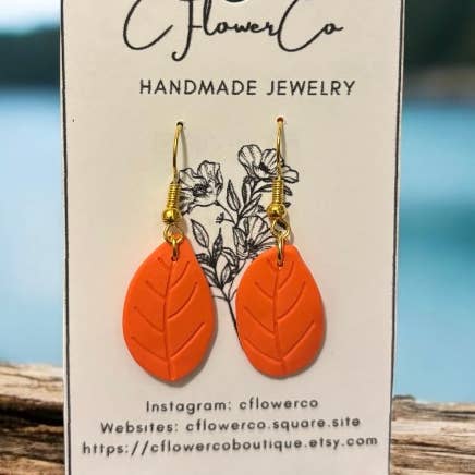 Höstörhängen Smycken - Höstlöv för wholesale av CFlowerCo