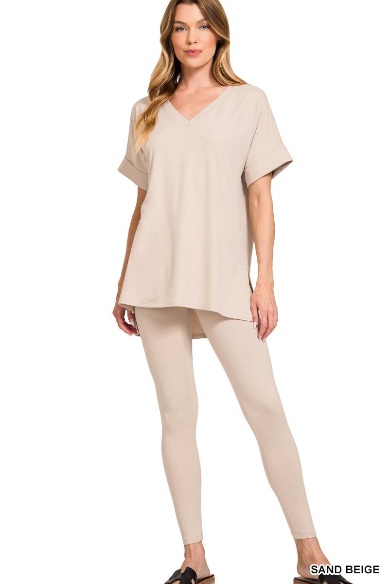 Vanilla Monkey - Wholesale Lounge Set - Women's - Brushed Dty Microfiber Loungewear Set4
