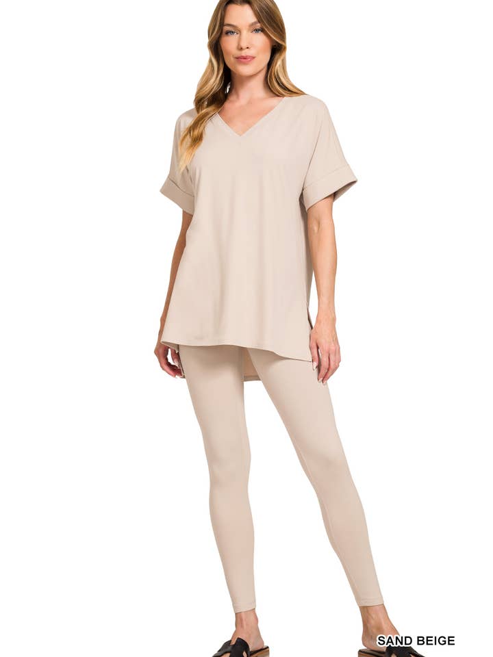 Vanilla Monkey - Wholesale Lounge Set - Women's - Brushed Dty Microfiber Loungewear Set4