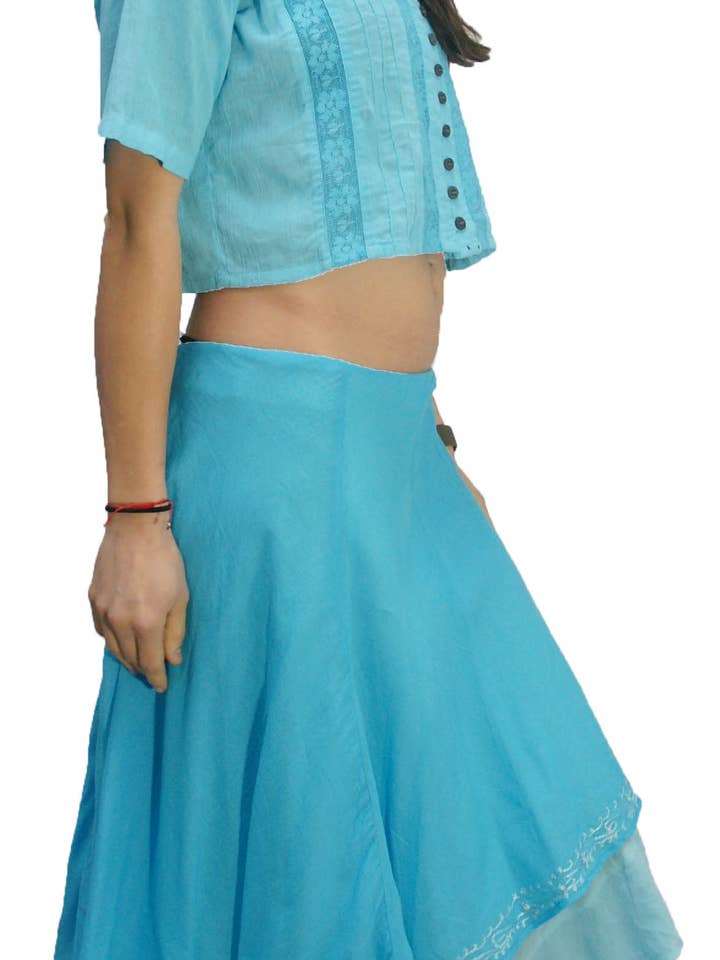 Asymmetrischer Lagenrock für den Großhandel von KASHI INC