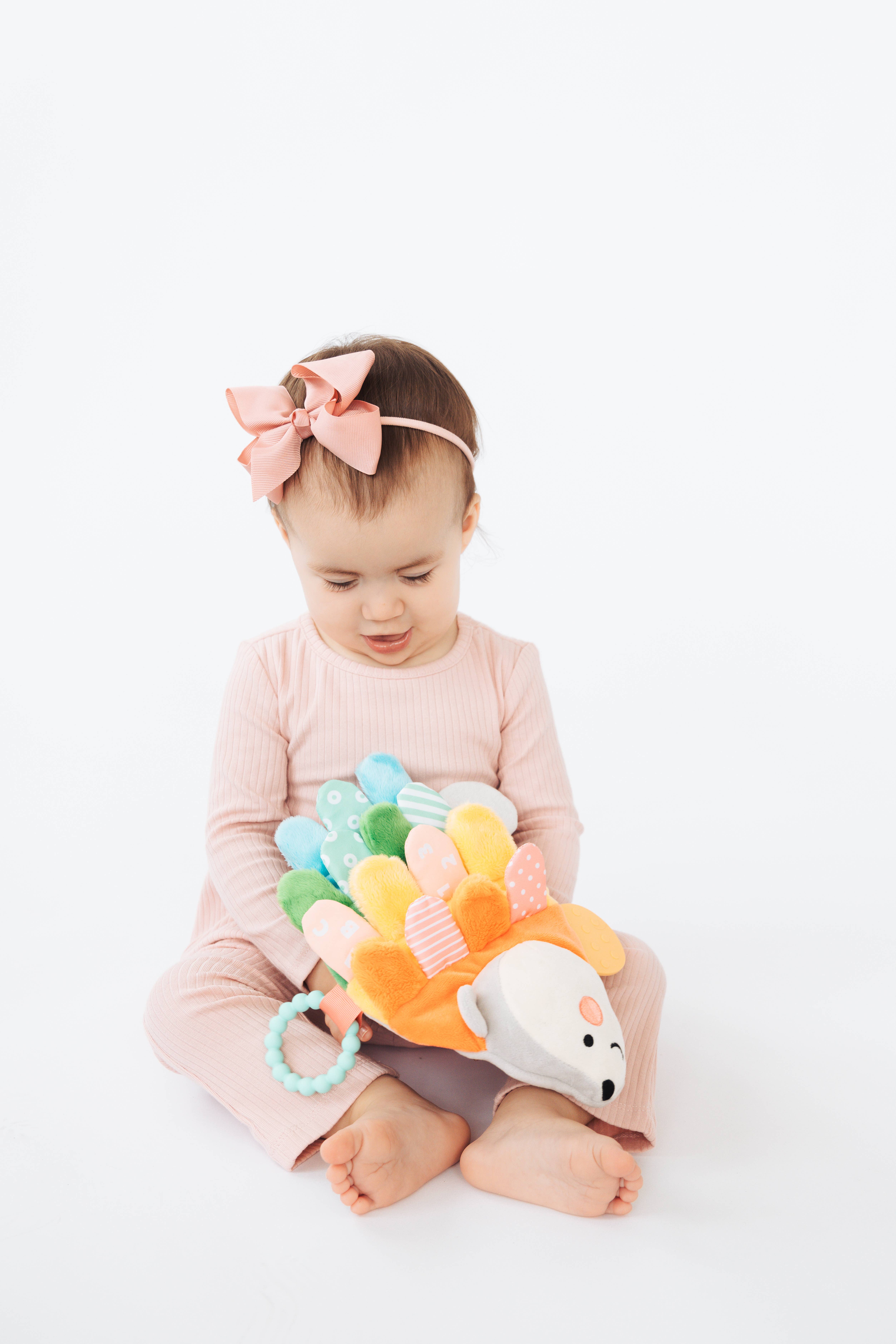 Pearhead - Vente Peluche – enfant et bébé - Jouet Sensoriel et Éducatif Câlin Hedgie3
