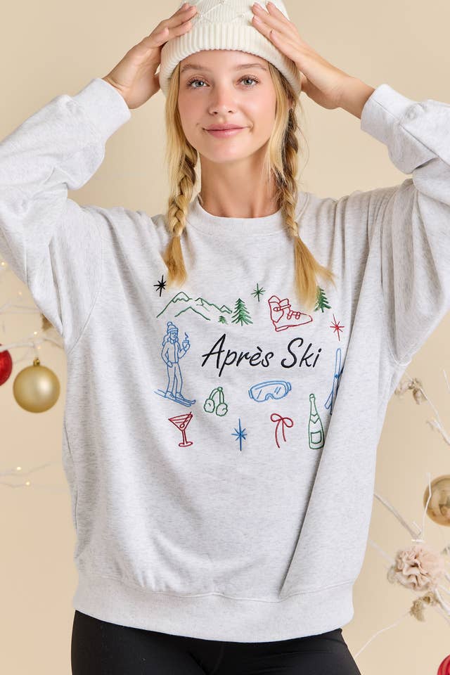 Main Strip - Wholesale Graphic Sweatshirt - Unisex - Ready to Ship Après Ski Graphic Sweatshirt – Winter Resort