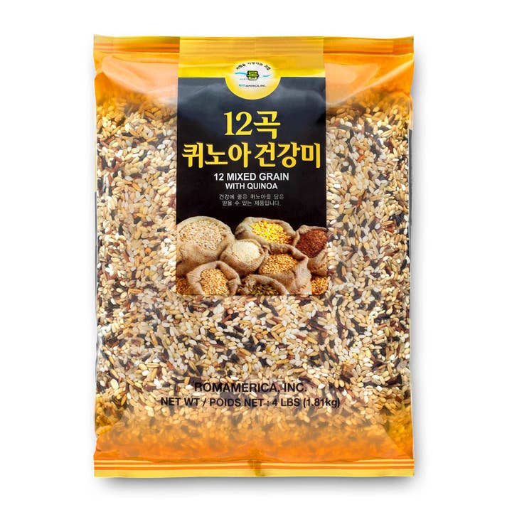ROM AMERICA - Wholesale Rice - 12 Mixed Grain w/ Quinoa 4lb