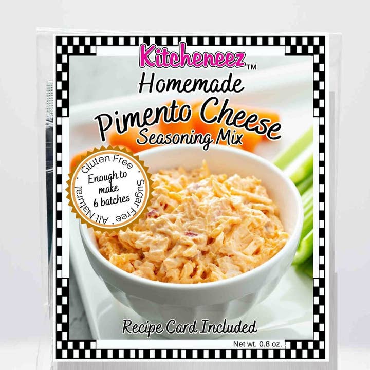 Homemade Pimento Cheese Seasoning for wholesale by Kitcheneez Mixes & More!