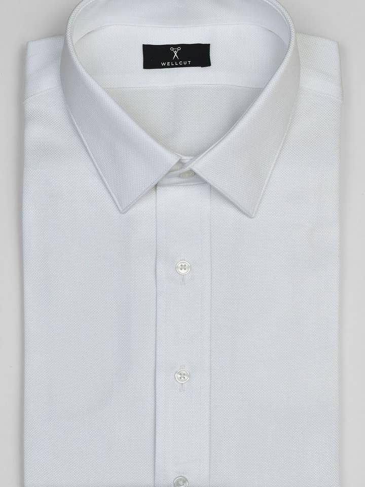 The Jacob, camicia bianca per la vendita all'ingrosso da parte di Well-Cut