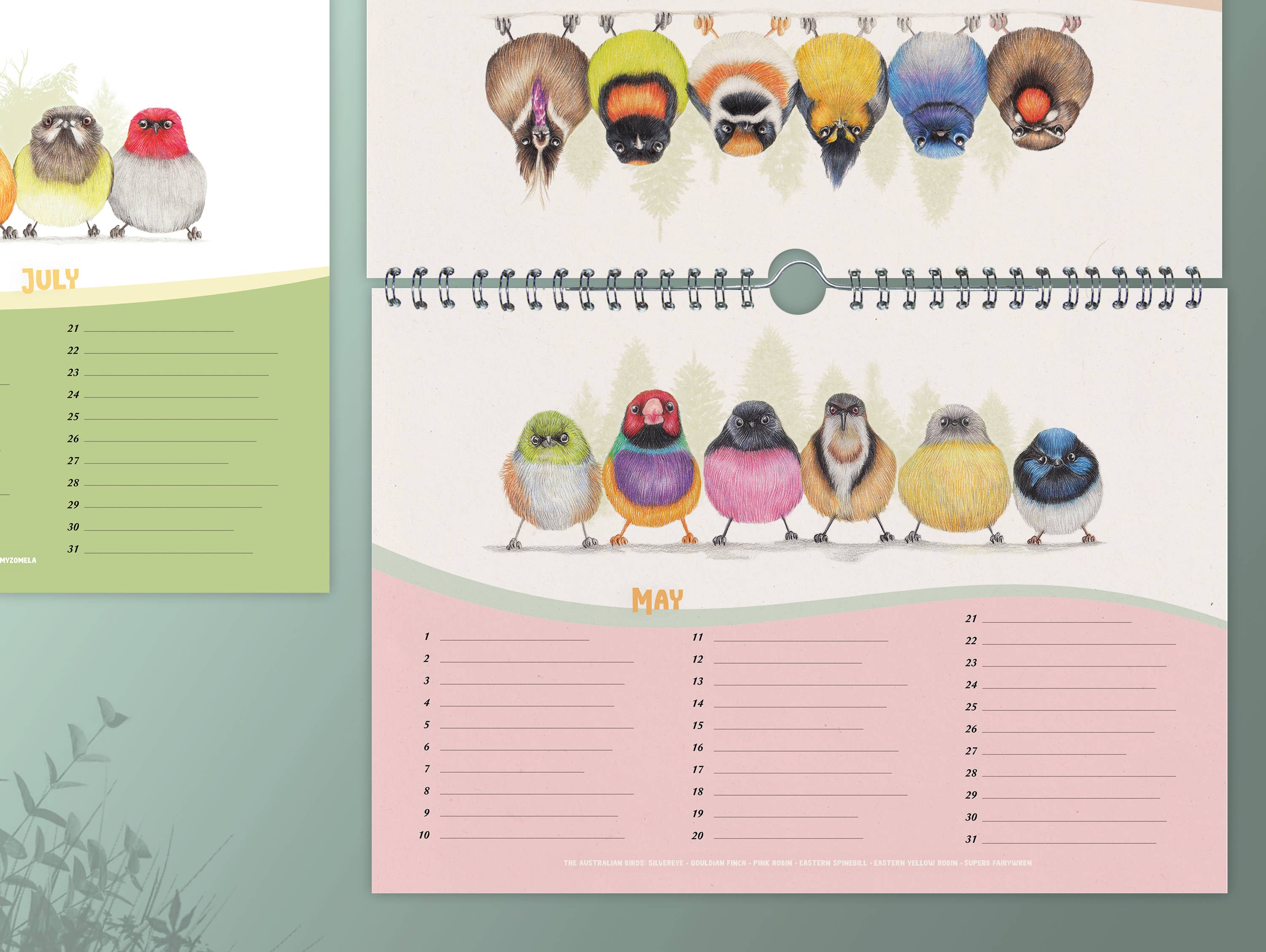 Beast of Paradise - Wholesale Calendar - Birthday Calendar, Perpetual Calendar, Bird Calendar, Animal4