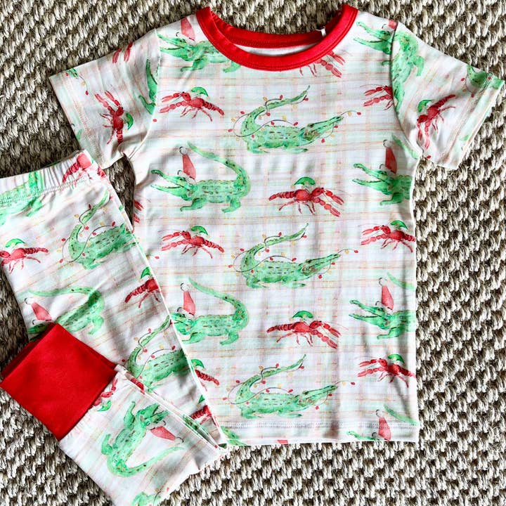 Gator/Crawfish Two Piece Pajama Pants Set and other Purchase Wholesale cath kidston. Free Returns & Net 60 Terms on Faire trending on Faire.