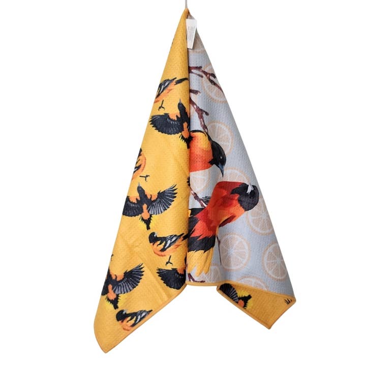 Buzzee - Wholesale Tea Towel - Oriole - Dual Sided Tea Towel - Kitchen & Hand Towel3