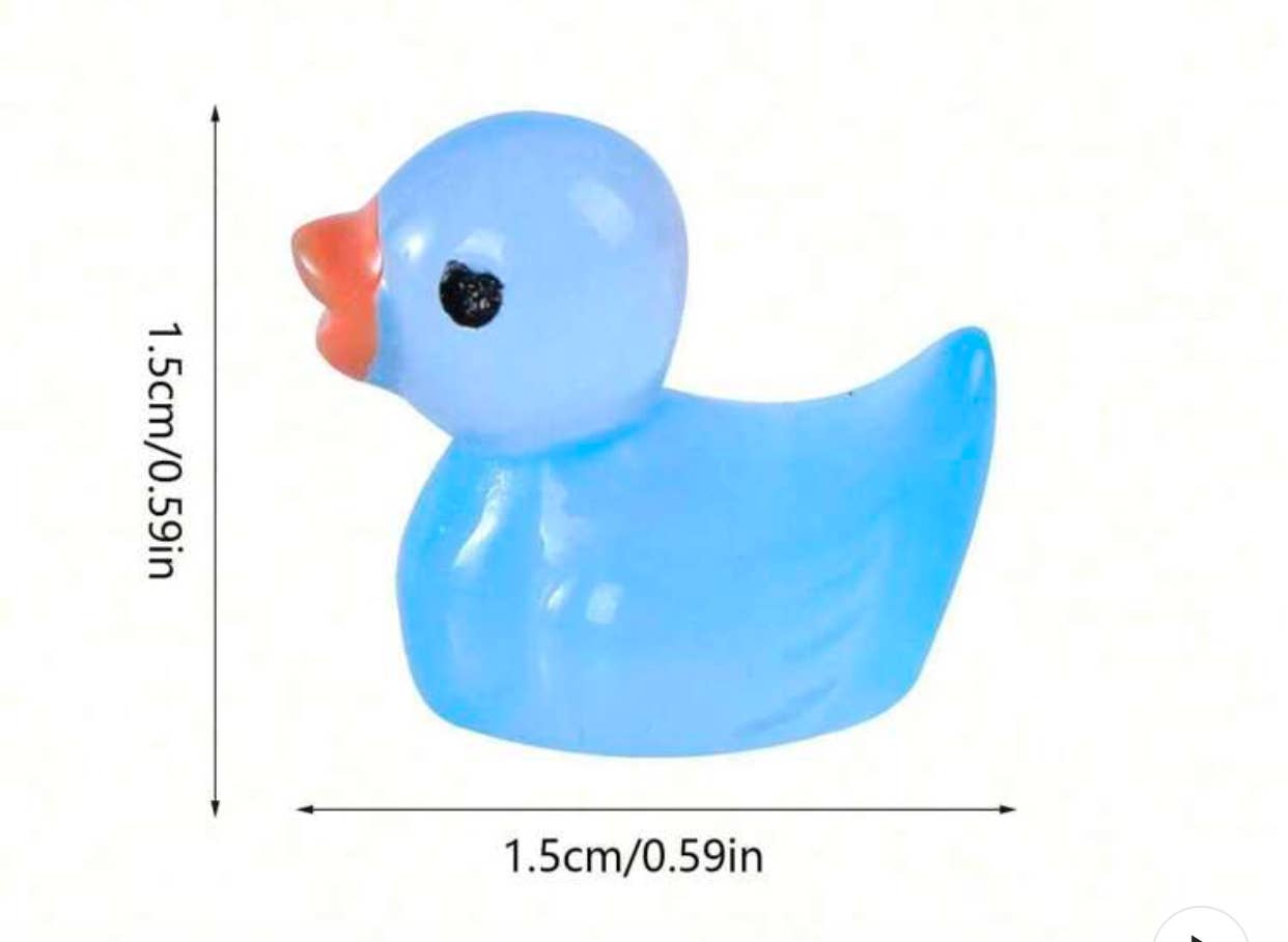 Moon River Designs - Vente Figurine décorative - Canards en acrylique Glow in the Dark 4