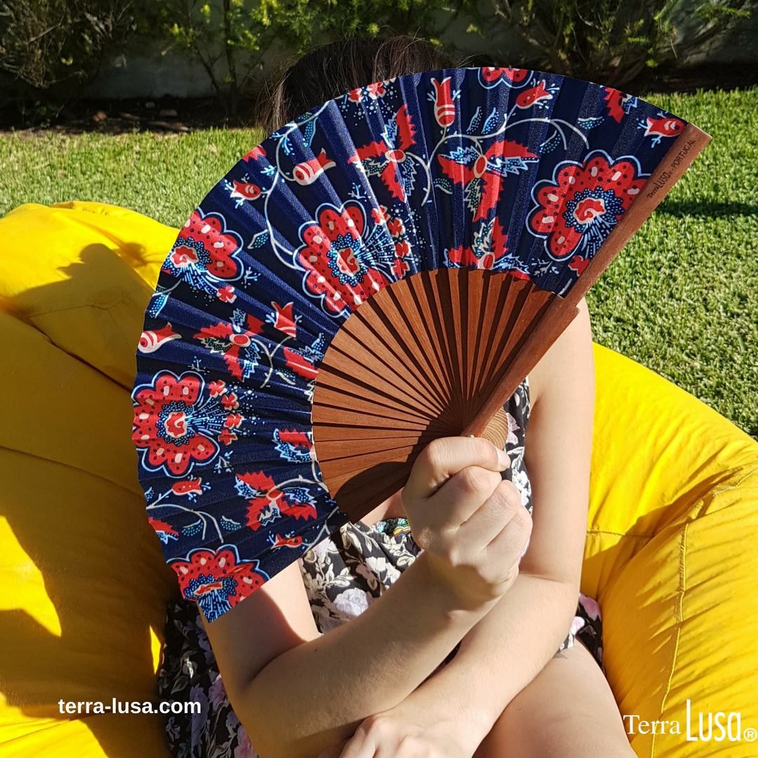 Terra Lusa – Großhandel Handfächer – Chita de Alcobaça Fächer2