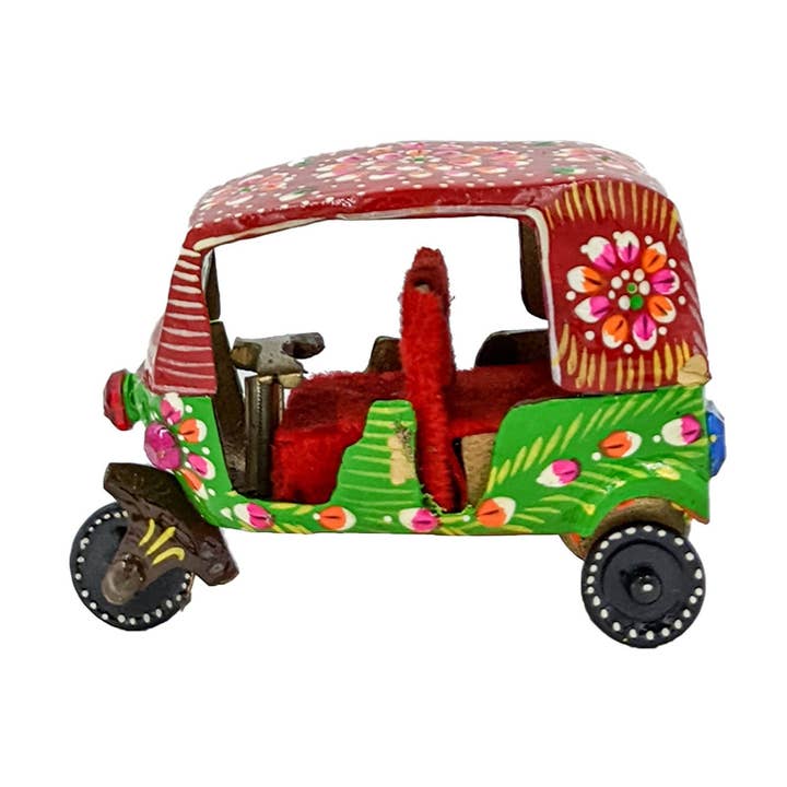Classic Vintage Auto Rickshaw for Christmas for wholesale by Buddha Yoga