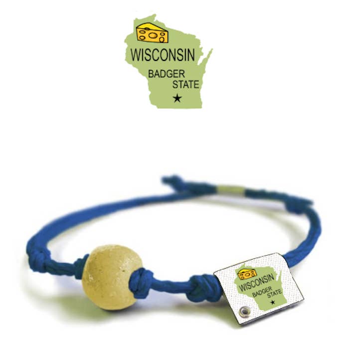 Wisconsin Bracelet for wholesale by Earth Bands