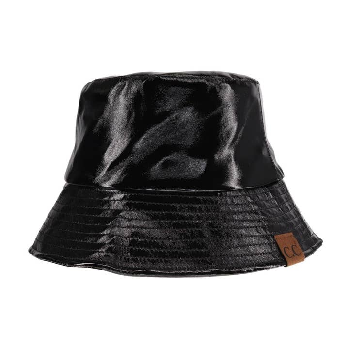 C.C Beanie - Wholesale Bucket Hat - Women's - Vegan Leather C.C Bucket Hat BK4038