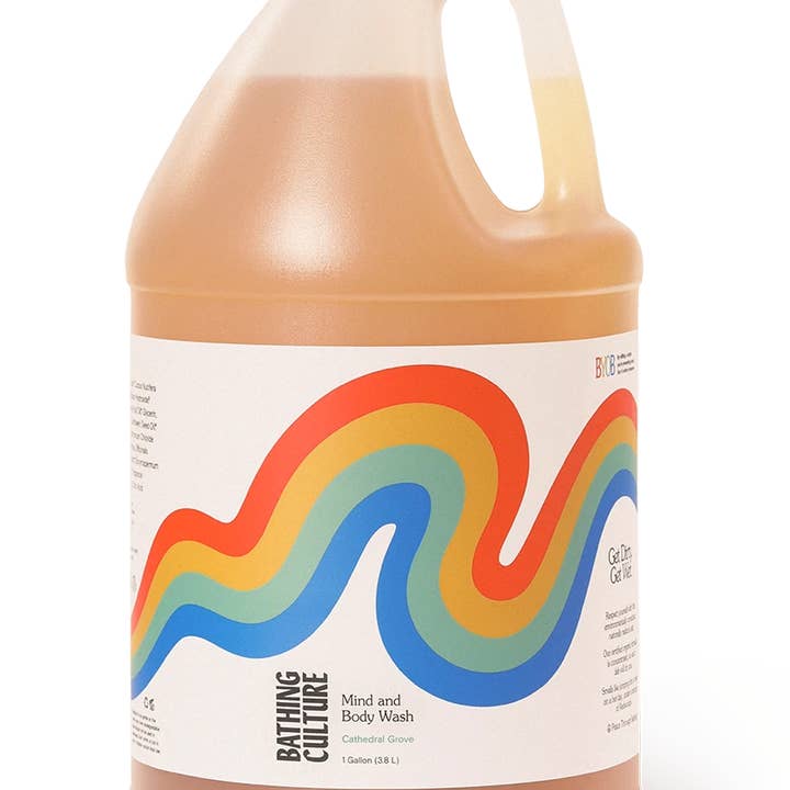 Bathing Culture - Wholesale Body Wash/Shower Gel - Mind & Body Wash (1 Gallon Refill) (Cathedral Grove)1