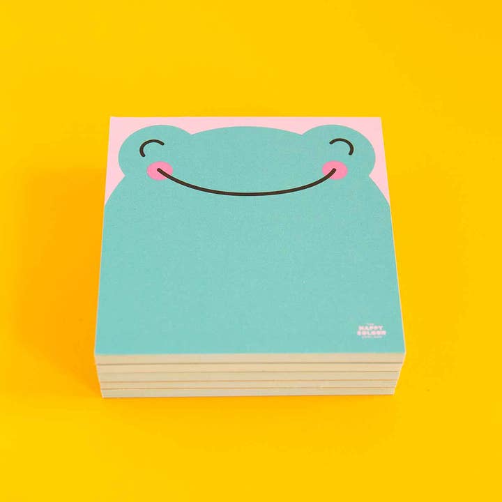 Frog Memo Pad for wholesale by The Happy Colour Shop