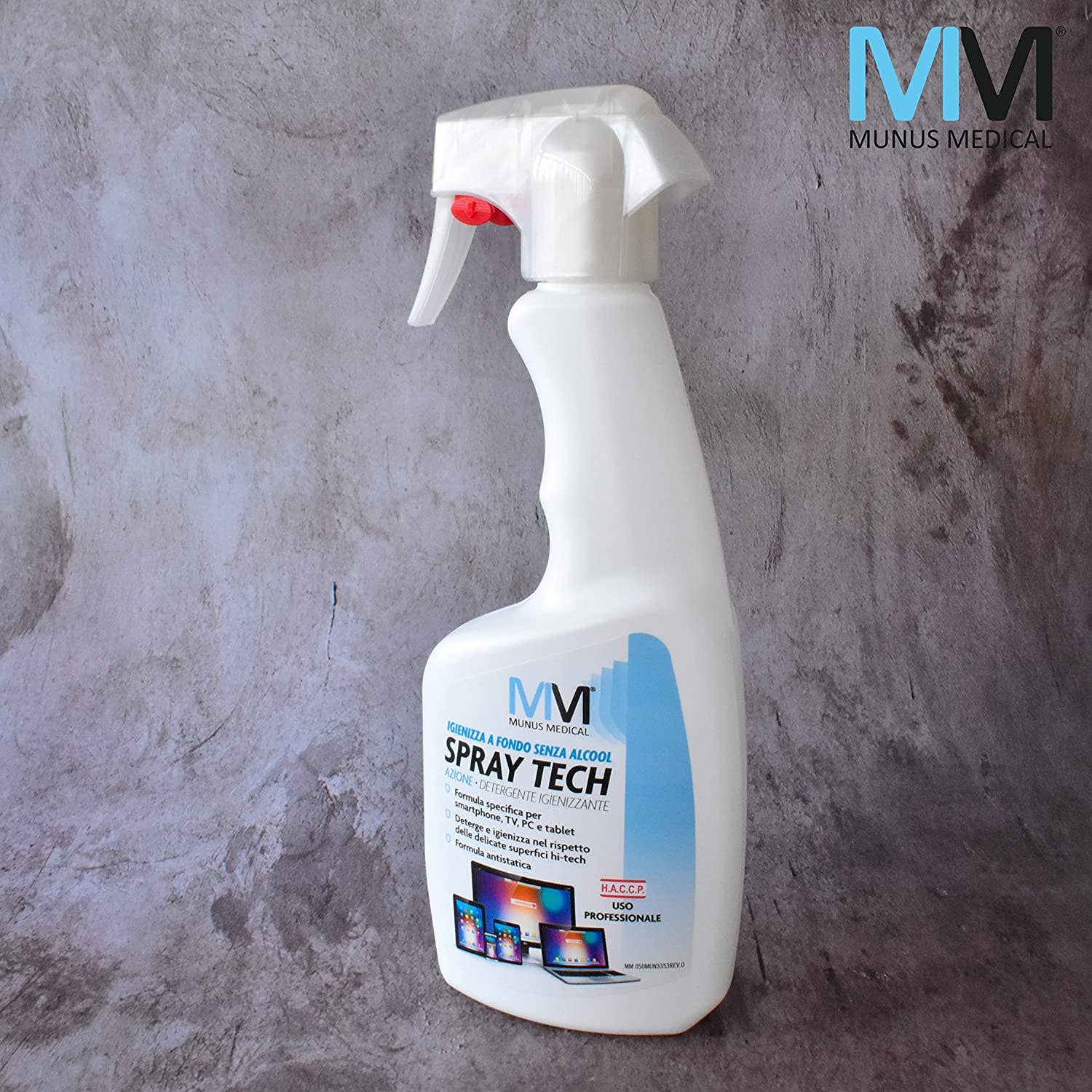 Munus Medical - Wholesale Spray Bottle - Tech screen cleaner with antistatic formula4