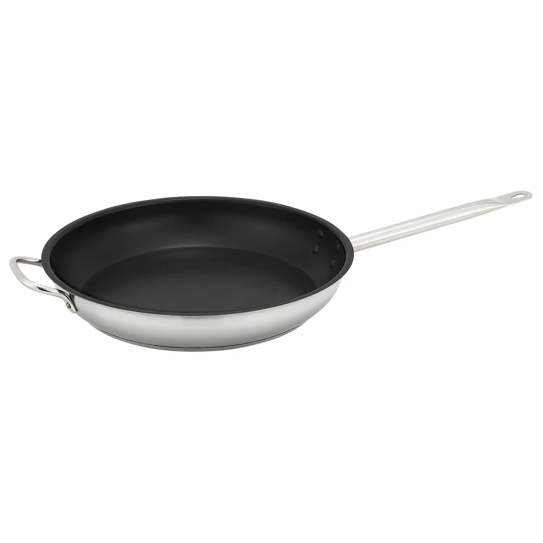EcoQuality - Wholesale Pan - Fry Pan, Non-stick, Induction Ready, 3-ply Bottom 18/8 Stainless Steel with Aluminum Core1