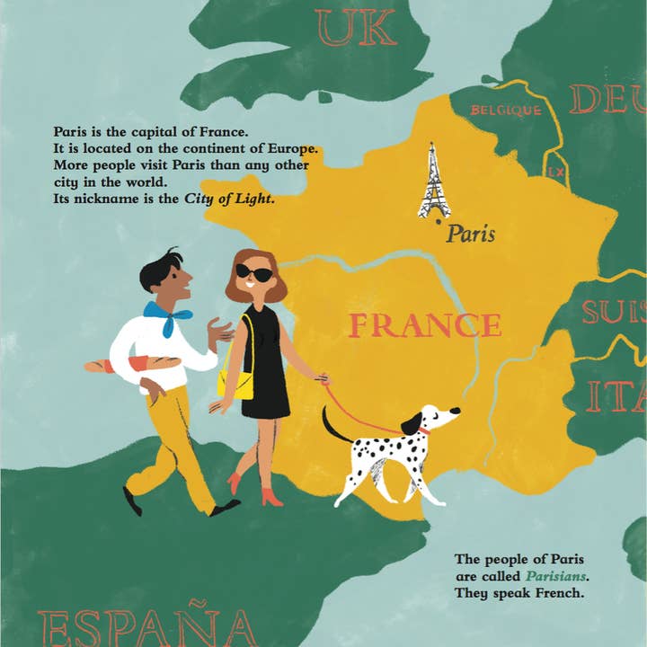 Aya & Pete - Venta al por mayor Libro de iniciación a la lectura (6-8 años) - ¡Las increíbles aventuras de Aya y Pete en París! (Tapa dura)3