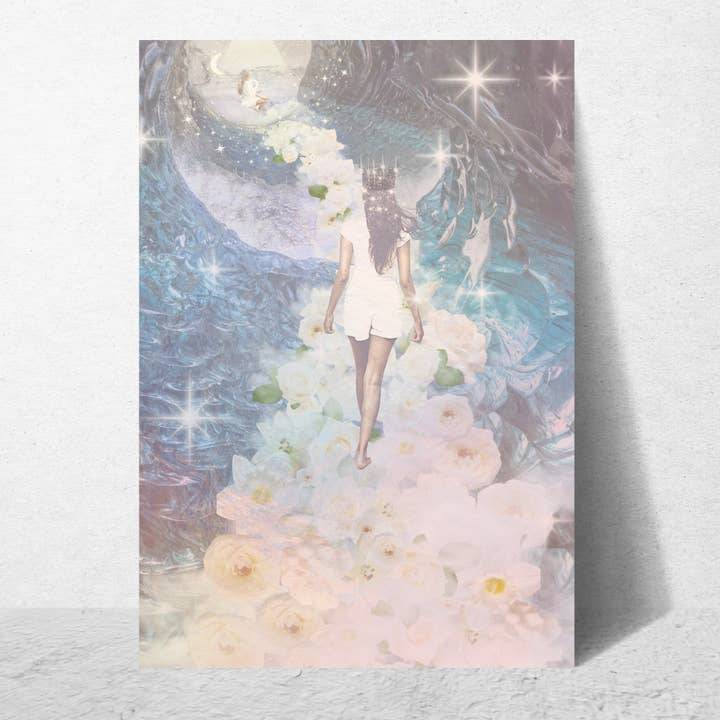 (BL19) PERCORSO DELL'ANIMA (Biglietto di Auguri Interattivo per la Meditazione) per la vendita all'ingrosso da parte di Jellow Cards & Gifts