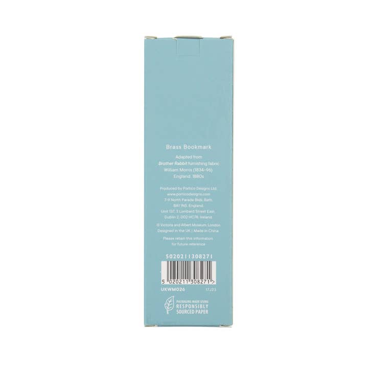 Portico Designs - Wholesale Bookmark - William Morris Brother Rabbit Laser Cut Bookmark