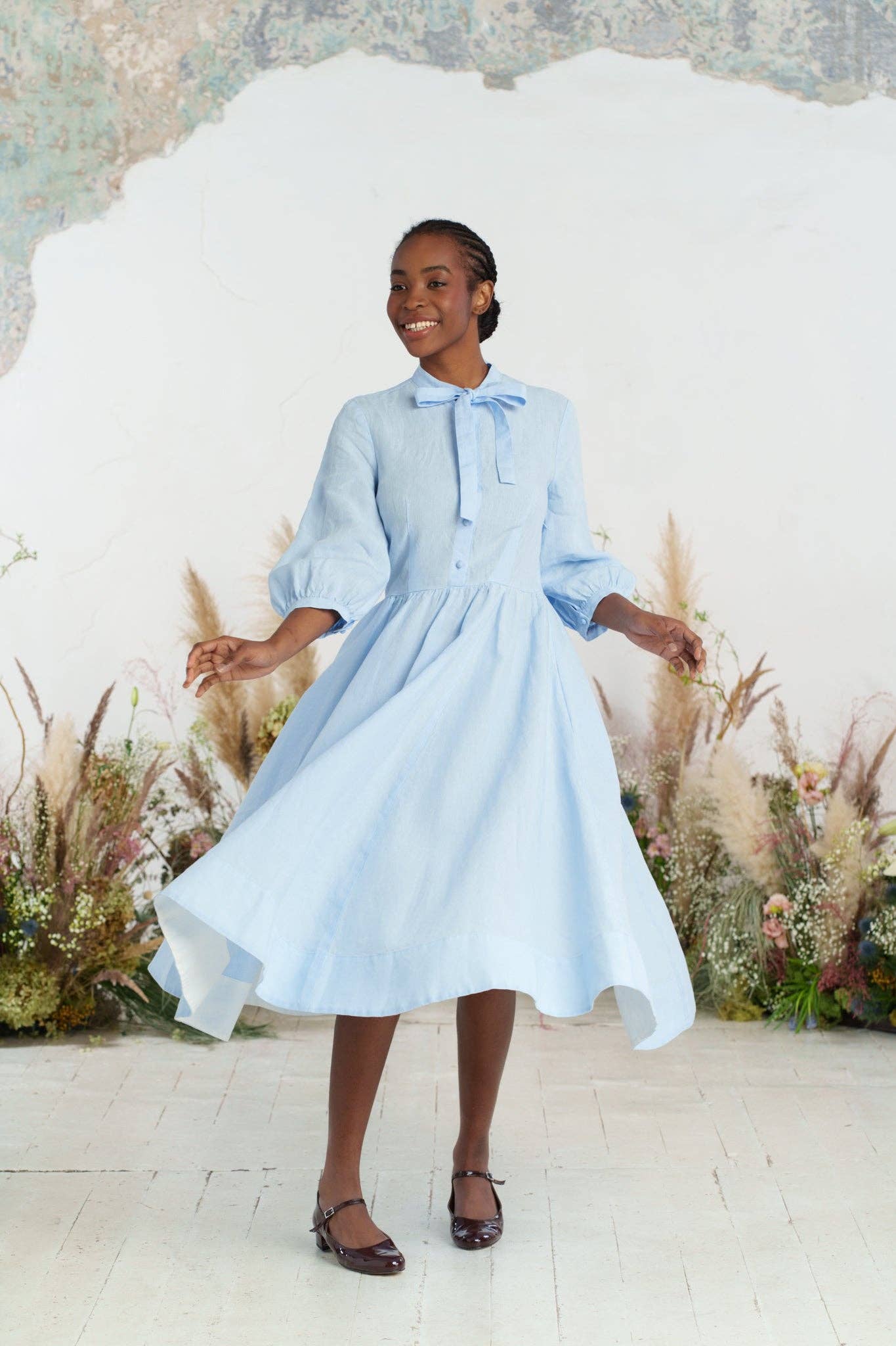 Son de Flor - Wholesale Dress - Women's - Jasmine Dress, 3/4 Sleeve4