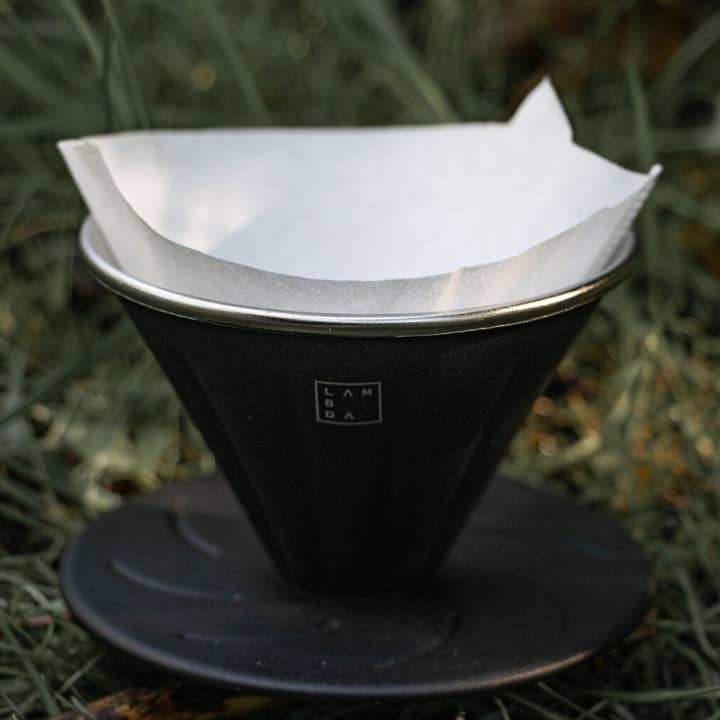 Lambda Coffee GmbH - Venta al por mayor Filtros de café - Filtro de café de mano de acero inoxidable (incl. 10 filtros)
