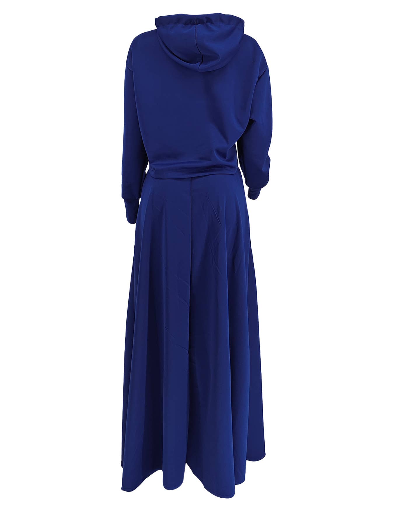 HIDDENBRAND - Wholesale Top & Skirt Set - Women's - Hoodie sweatshirt top maxi skirt set 2pcs2