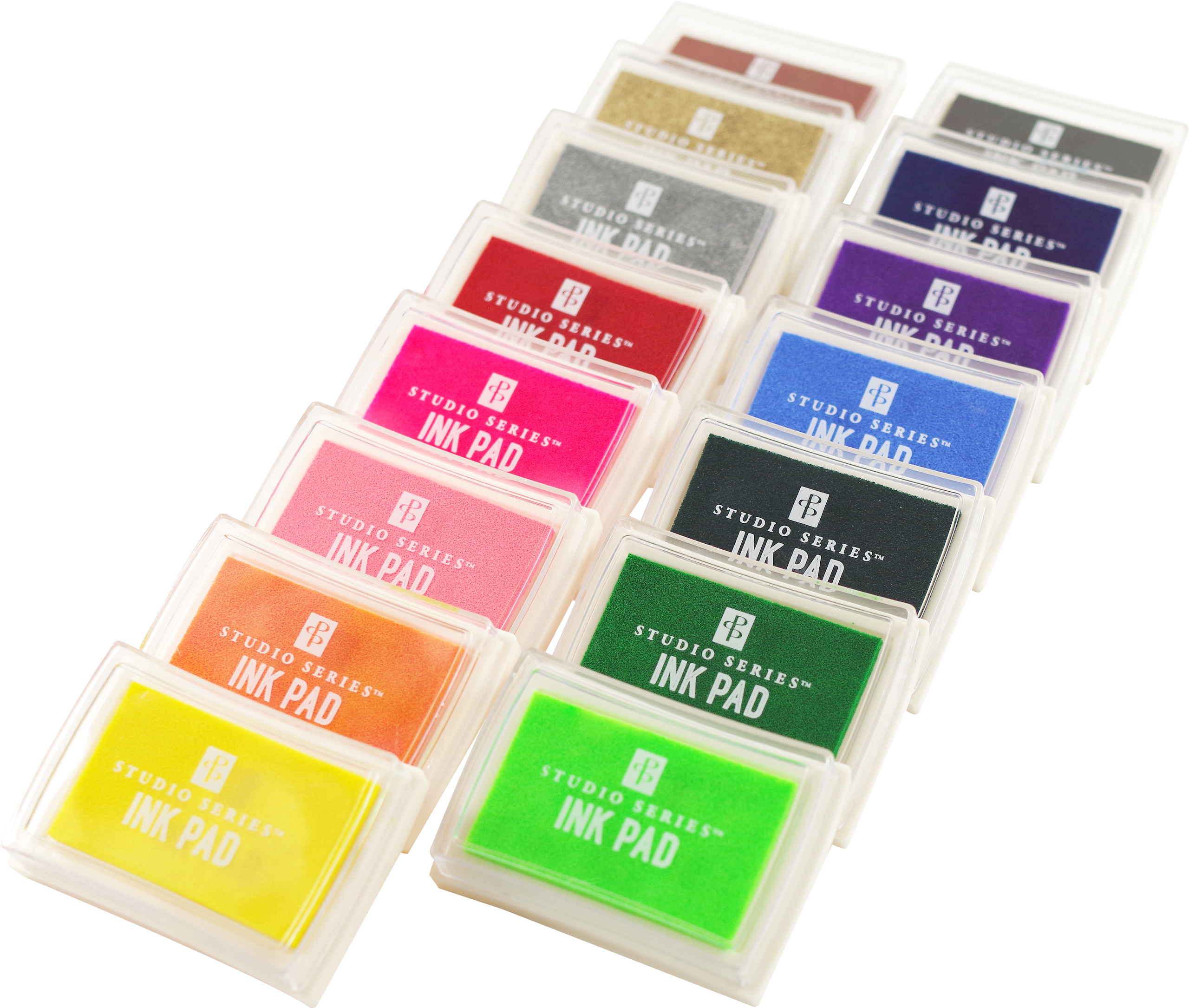 Peter Pauper Press - Wholesale Rubber/Decorative Stamp - Studio Series Ink Pad Set1