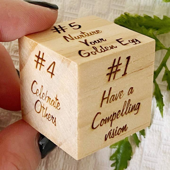 Corporate Custom Made Decision Dice for wholesale by Knotty_baby