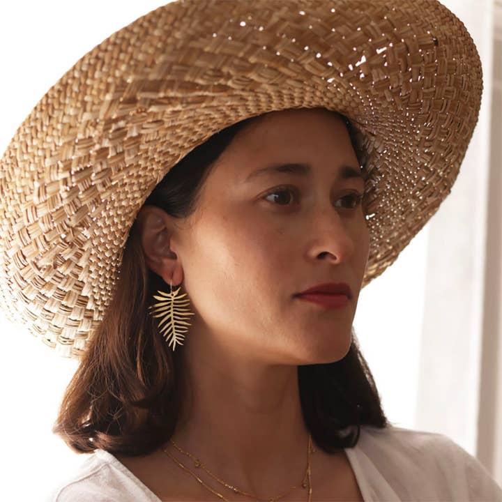 Amano Studio - Wholesale Dangle Earrings - Areca Palm Drops1