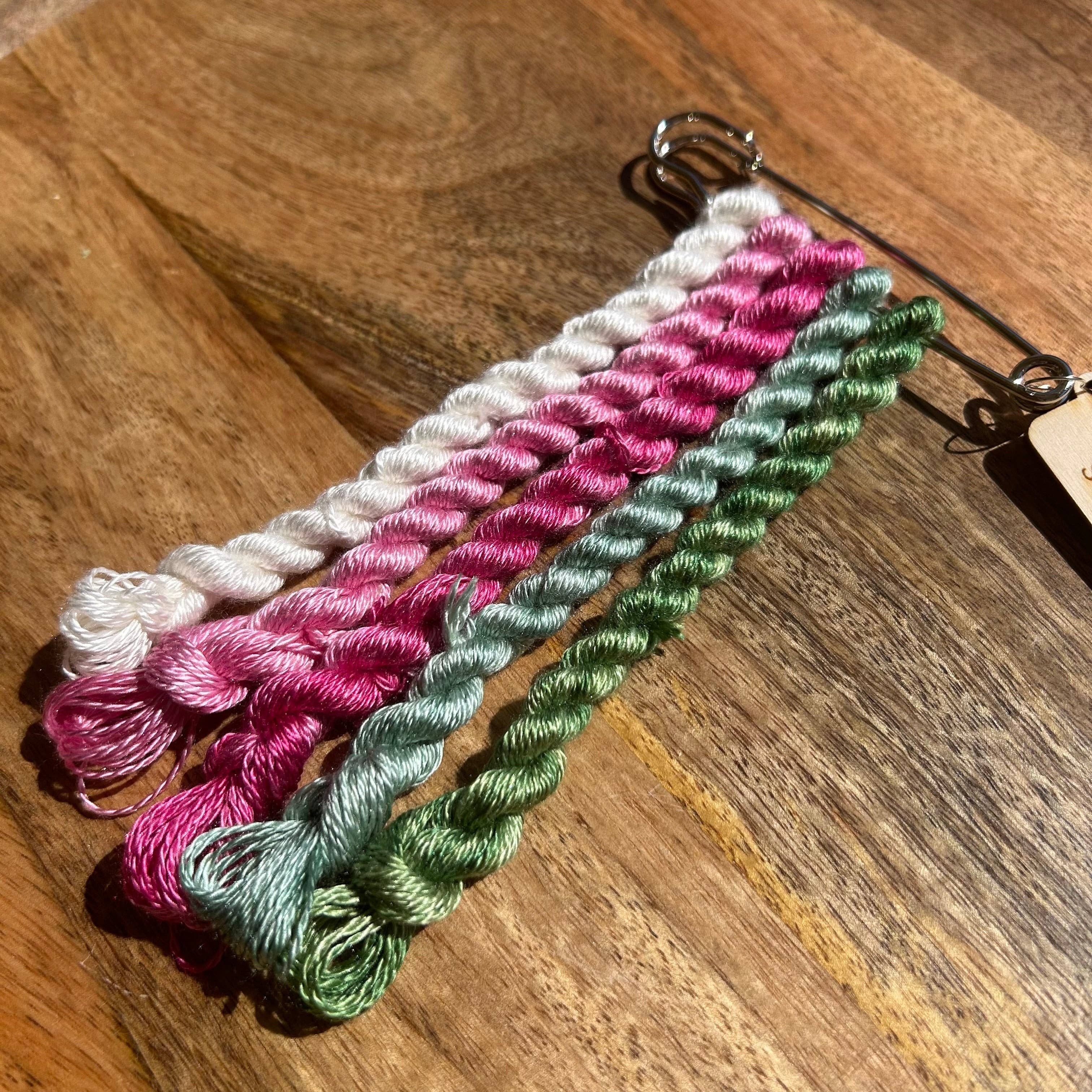 Storyteller Stitchery - Wholesale Thread - Botanical Hand-Dyed 100% Silk Embroidery Threads2