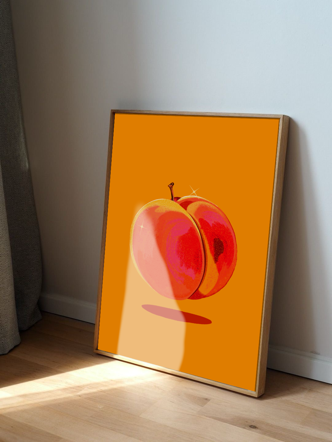 Emily Palmer Illustration - Wholesale Art Print - Illustrated Wall Art Print - The Peach2