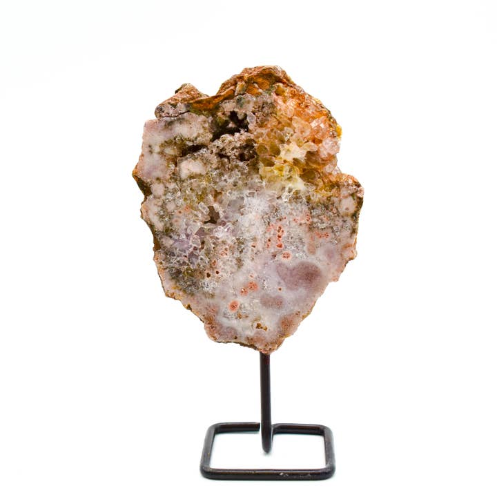 Whyte Quartz - Wholesale Spiritual Stone/Crystal - Pink Amethyst on Stand2