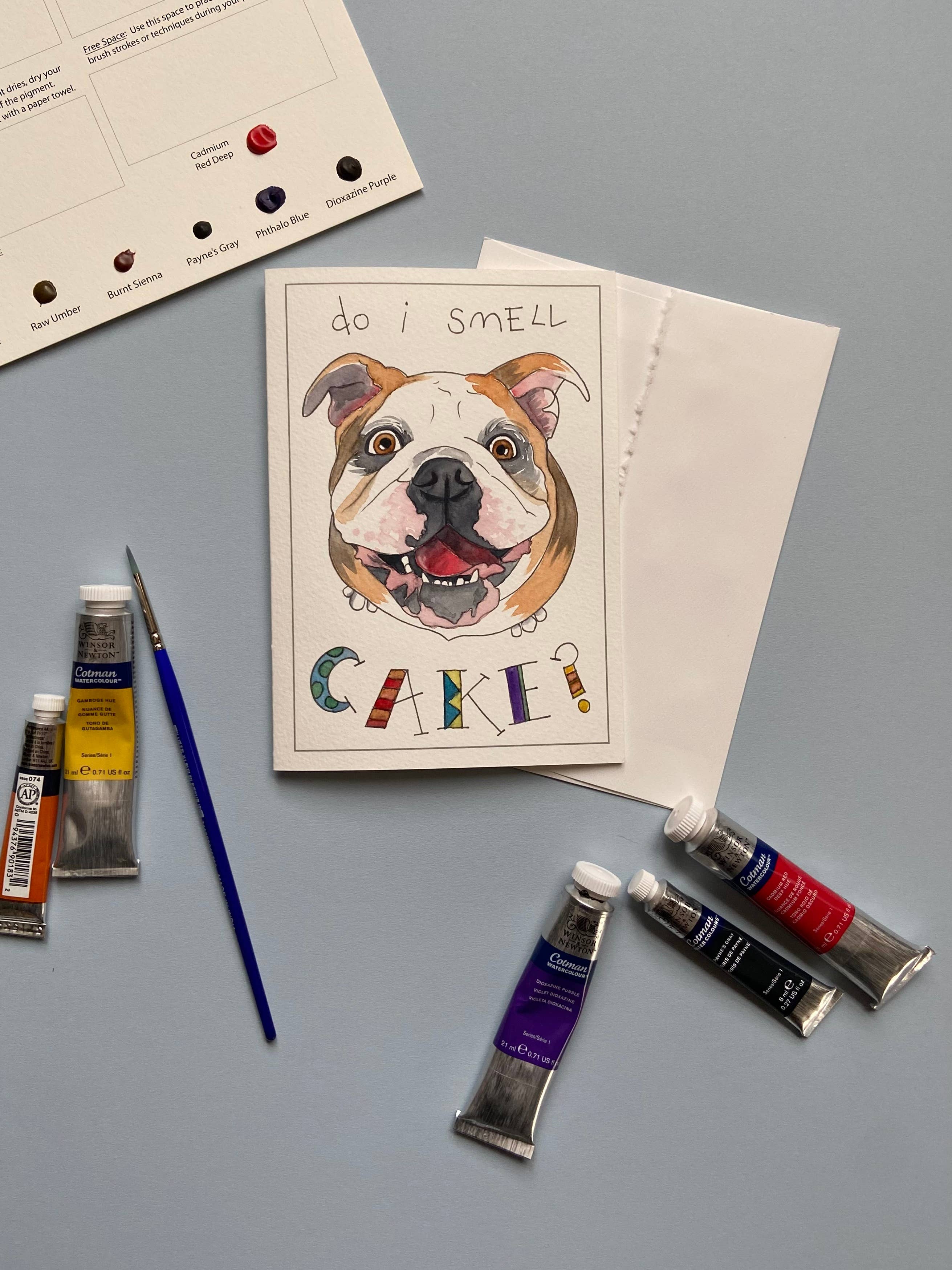 Emily Marie Watercolors - Wholesale DIY Craft Kit - Watercolor Painting Kit: Dog Greeting Cards6