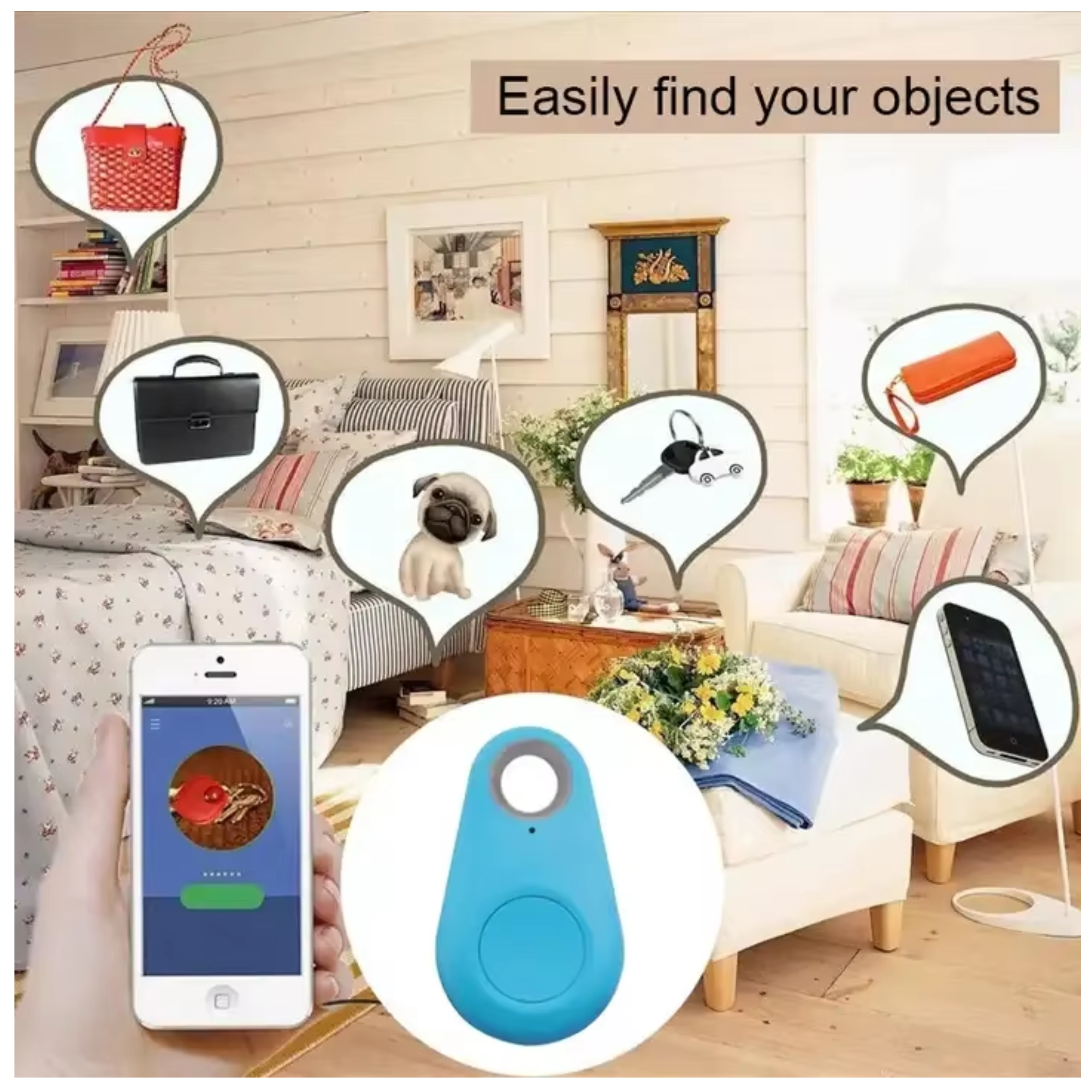 Lumbee Trade - Wholesale Kitchen Tool/Gadget - Portable Mini Anti Lost Key Tracker- Assorted1